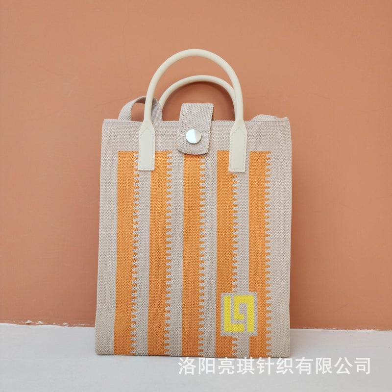 2025 New High-End Shoulder Bag Women's Crossbody Casual Bag Fly Knitted Trendy Matchinging Spring Mobile Phone Bag - Image 4
