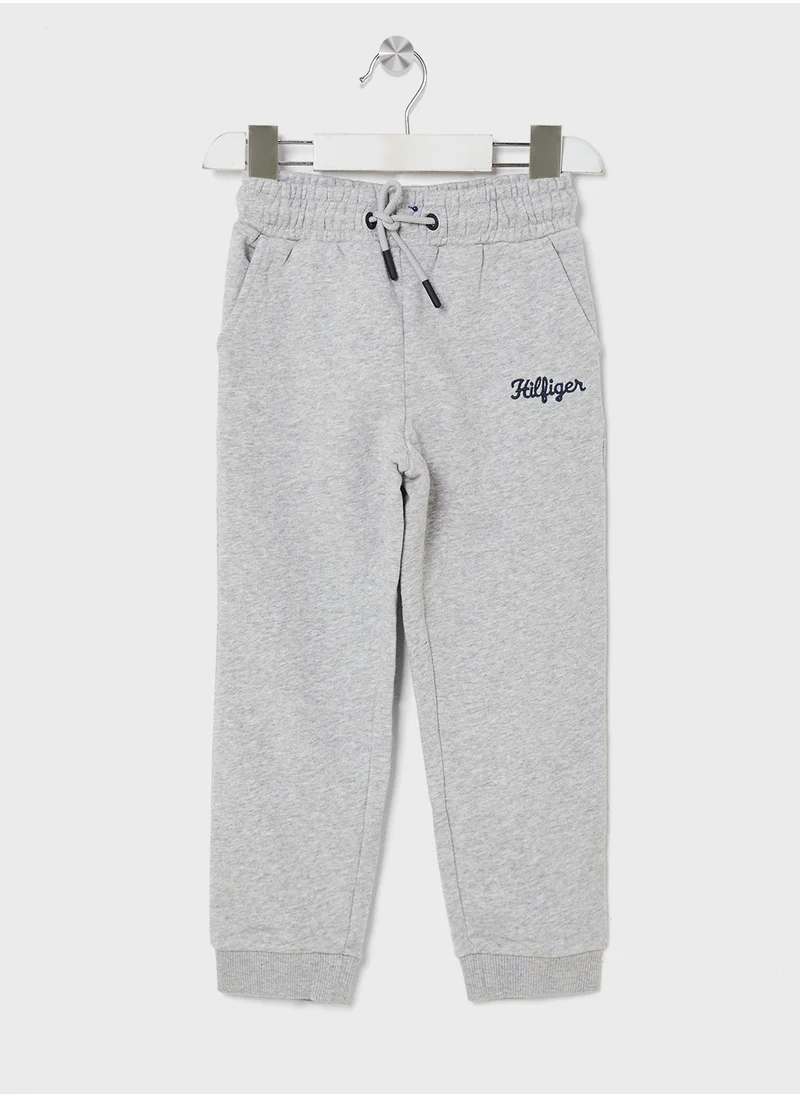 تومي هيلفيغر Kids Embroidered Sweatpants