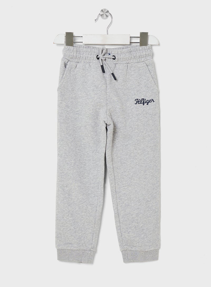 TOMMY HILFIGER Kids Embroidered Sweatpants - Image 1