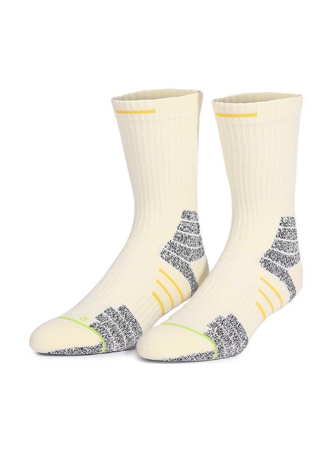 KUYING Fashion Anti Slip Breathable Sports Socks Three Piece Set