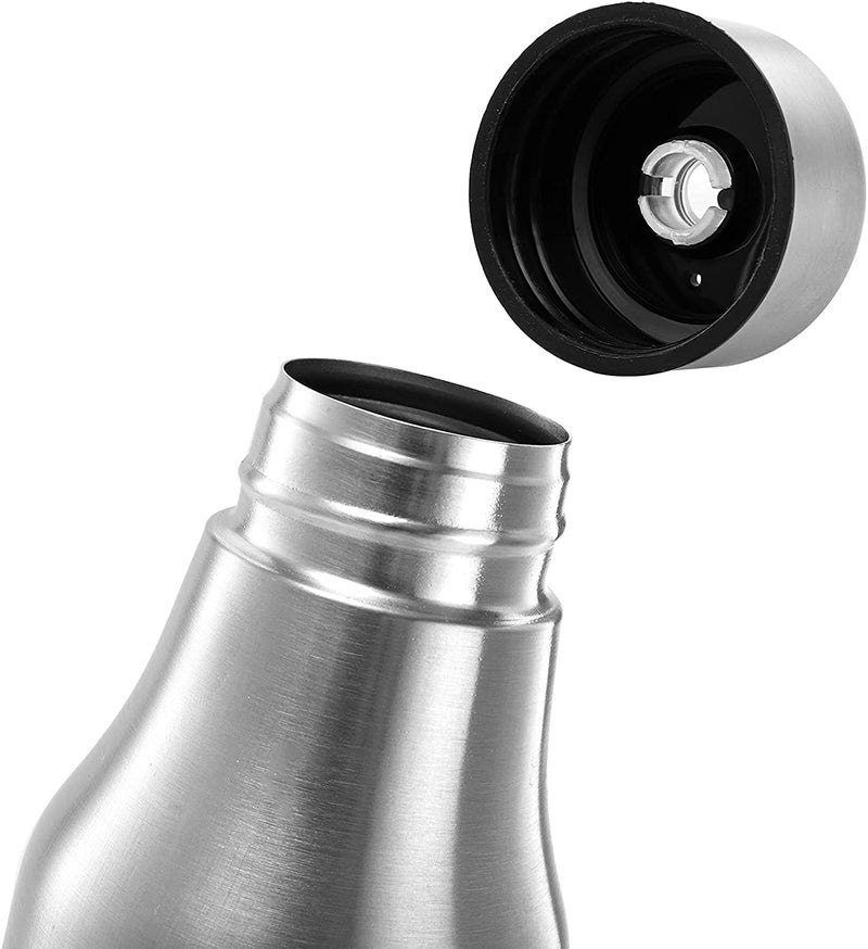 Golden Bird Golden Bird International 800ml Healthy Cooking vinegar and olive oil dispenser Press & Measure Kitchen Glass Bottle Dispenser (Pack of -1) - Image 5