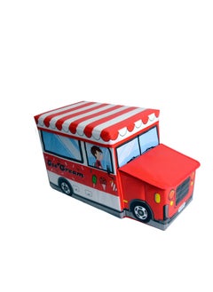TARZ Colorful Foldable Kids Storage Boxes - Durable Fabric Bins for Toy Organization and Space-Saving - Convenient Handles and Removable Lids - Perfect for Playroom, Nursery and Closet Storage Solutions  - Image 1