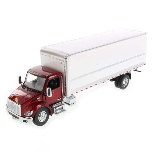 Diecast Masters 132 Peterbilt Model 536 Supreme Signature Van Red Cab White Body - Image 5