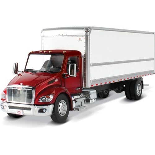 Diecast Masters 132 Peterbilt Model 536 Supreme Signature Van Red Cab White Body - Image 1