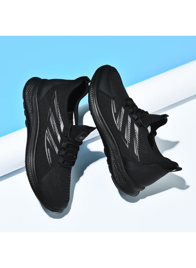Double Star Eight Special Men's Shoes Spring And Summer High Elasticity Flying Woven Mesh Breathable One-step Cushioning Running Lightweight Sports Casual Shoes Size 41 - Image 4