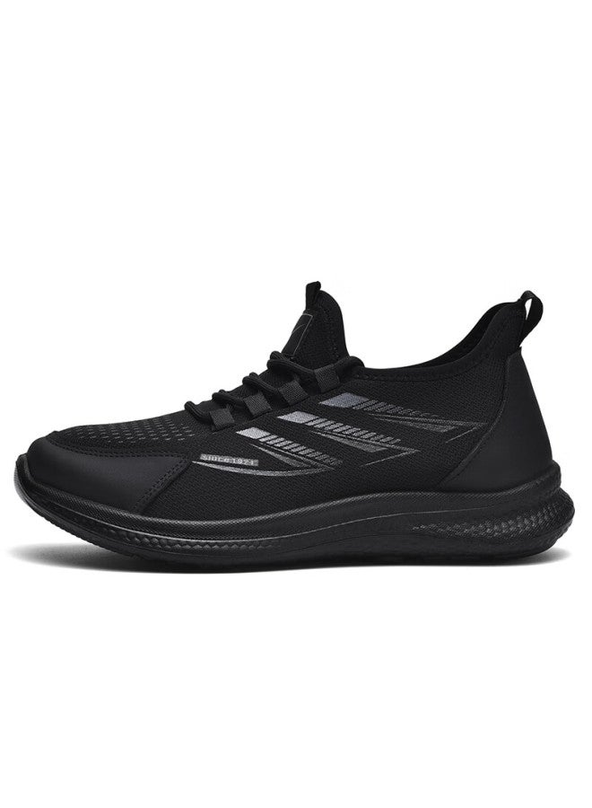 Double Star Eight Special Men's Shoes Spring And Summer High Elasticity Flying Woven Mesh Breathable One-step Cushioning Running Lightweight Sports Casual Shoes Size 41 - Image 1