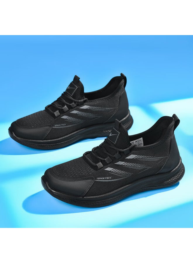 Double Star Eight Special Men's Shoes Spring And Summer High Elasticity Flying Woven Mesh Breathable One-step Cushioning Running Lightweight Sports Casual Shoes Size 41 - Image 3