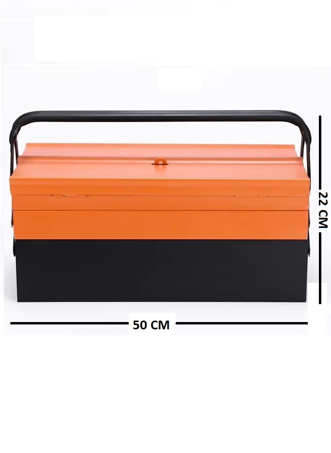 Generic 85 PCS 3 Layer Foldable Iron Box Toolbox  - Image 3