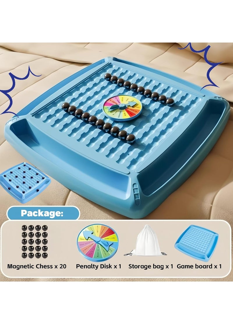 فانسكي المغناطيسي لعبة الشطرنج مجموعة المغناطيس لعبة مع العقاب عجلة المغناطيسي لعبة الشطرنج المغناطيسي الأحجار الكريمة لعبة تفاعلية بين الوالدين والطفل سطح المكتب لعبة لعبة - Image 2