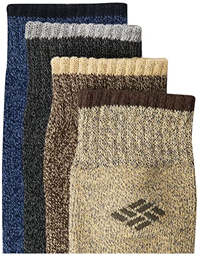 Columbia Moisture Control Cush Crew, Multi Asst, Men 6-12, 4 Pair - Image 3