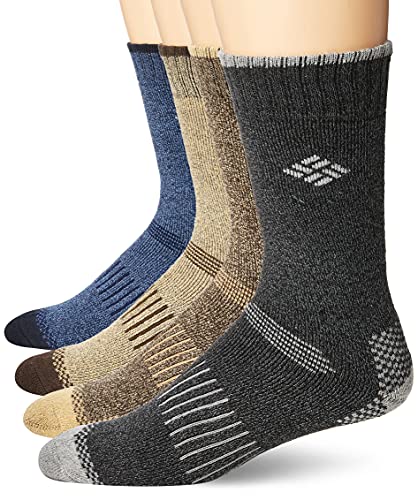Columbia Moisture Control Cush Crew, Multi Asst, Men 6-12, 4 Pair - Image 5