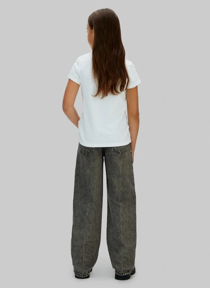 Calvin Klein Jeans Youth logo Crew Neck T-Shirt