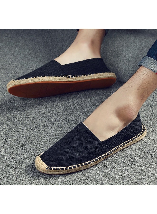 Vintage Breathable Canvas Sneakers - Men's Summer Fisherman Shoes