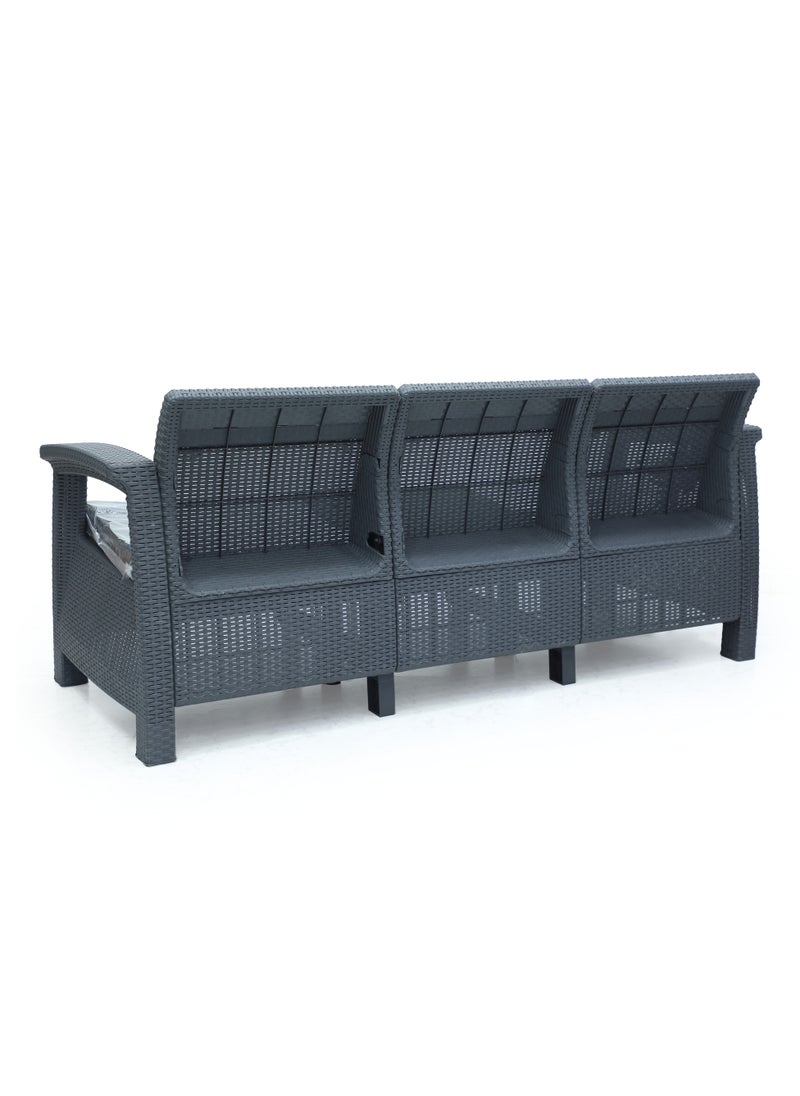 Multi Home Furniture Multi Home Furniture Rattan 3 Sitter Sofa Chair  - Image 3