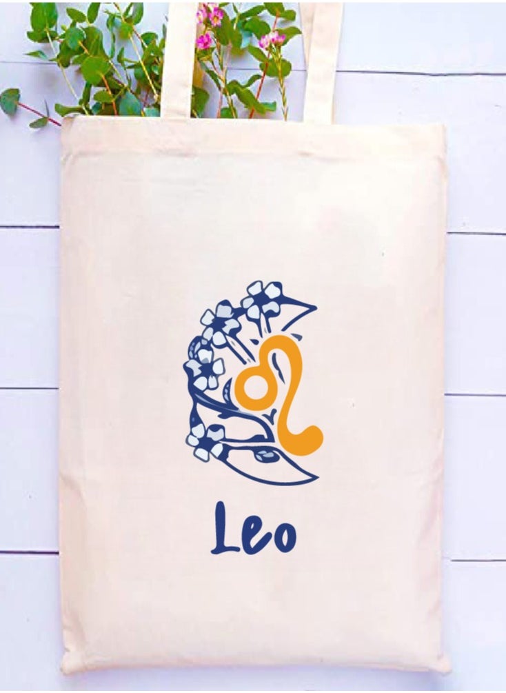 PRINTSHOP4ME - Zodiac Design Eco-Friendly Cotton Bag - Reusable Tote for Astrology Fans - Gift for Astrology Lovers - Perfect for Shopping and Grocery Bags - Tote Bags for Women - Image 1
