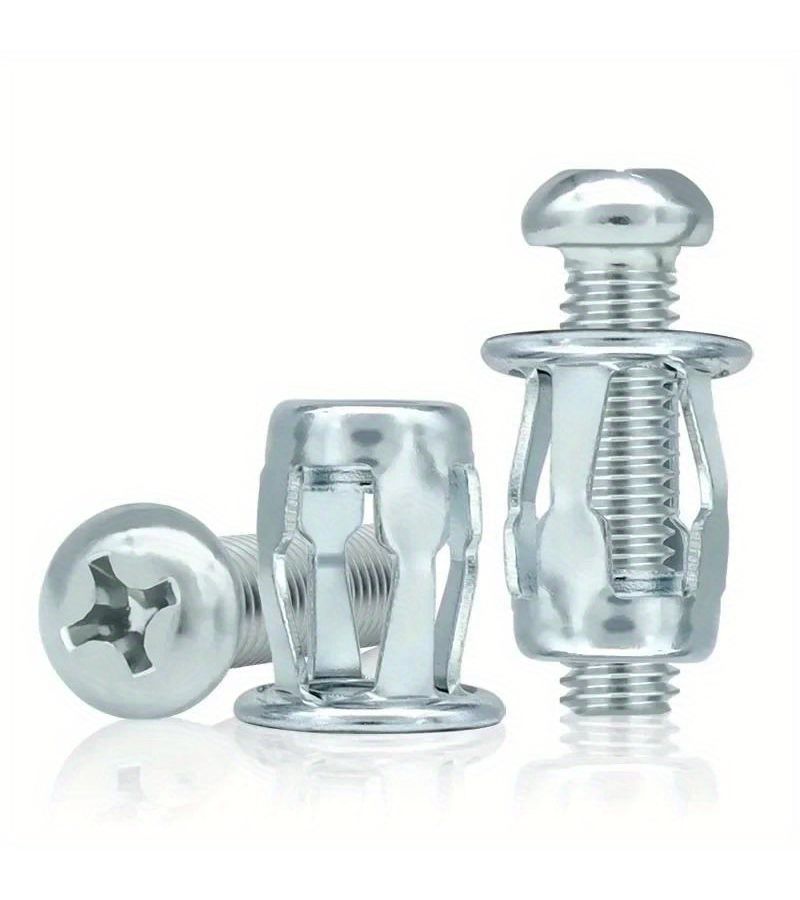 20 Heavy Duty Iron Locking Nuts M6 For Hollow Wall Plates And Fasteners - Image 2