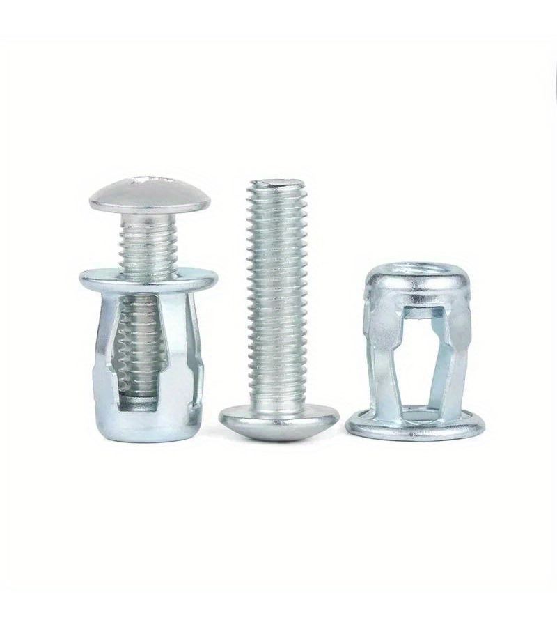 20 Heavy Duty Iron Locking Nuts M6 For Hollow Wall Plates And Fasteners - Image 3