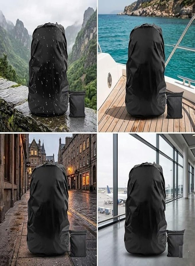 Sakar Waterproof Backpack Rain Cover 2 Pack, Dustproof Elastic Fit Bag Protector for Trekking Travel, Keeps Laptop, Electronics & Books Dry - Image 4