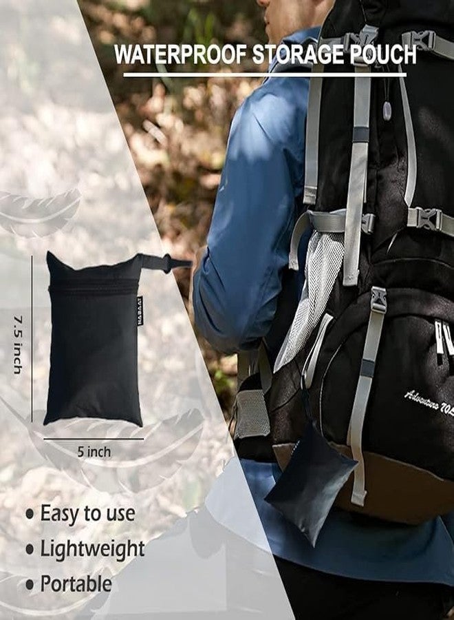 Sakar Waterproof Backpack Rain Cover 2 Pack, Dustproof Elastic Fit Bag Protector for Trekking Travel, Keeps Laptop, Electronics & Books Dry - Image 5