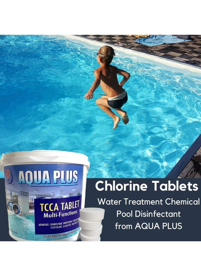 Aqua Plus - Slow-dissolving Chlorine Tablets 5KG Multi-function - Image 1