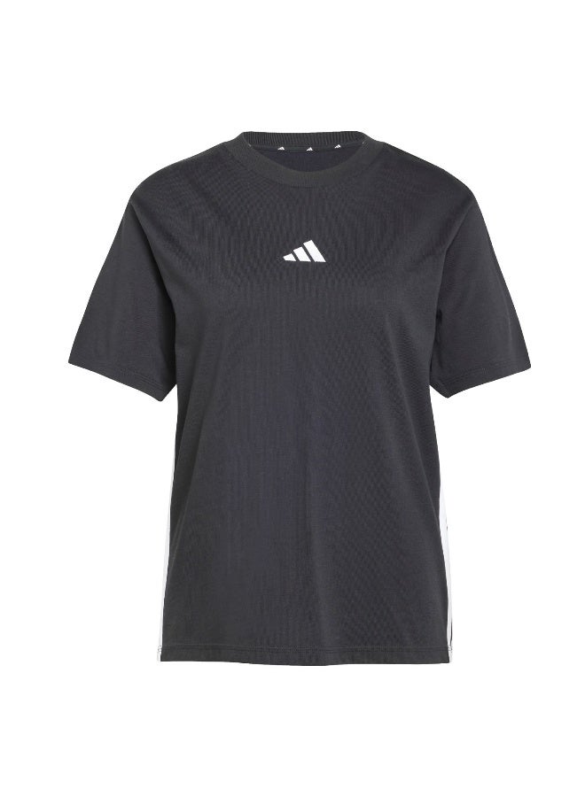Adidas W 3S Sj T Black Training T-Shirts For Women XS  - Image 1