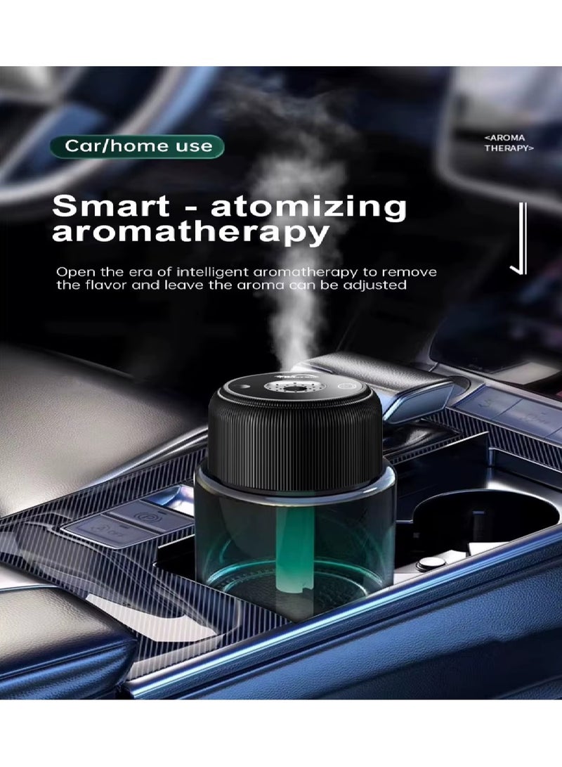 Smart Car Aroma Diffuser, Rechargeable Car Air Freshener with Starry Sky Projection, 160 ml, USB Cool Mist Portable Diffuser for Car, Home, Office, Bedroom  - Image 4