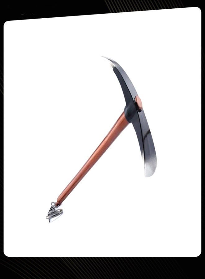 يوسيون ألعاب مستوحى Pickaxe سلسلة المفاتيح، معدنية دائمة خاتم المفاتيح الملحقات - Image 1