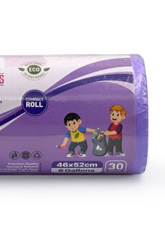 Tru Lavender Scented Garbage Bags Compact Roll 46x52cm 6 Gallon ( 30pc x 3 Rolls ) 90 bags  - Image 4