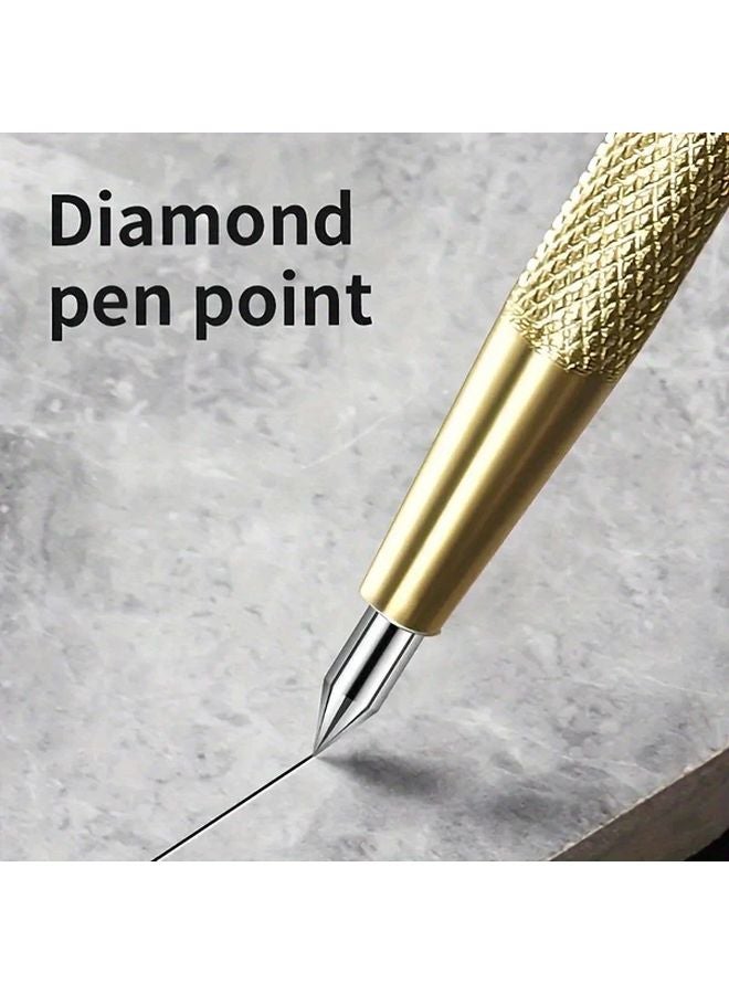 Golden Heavy Duty Professional Scribing Pen with Tungsten Carbide Tip for Ceramic Tile Steel Glass - Image 3