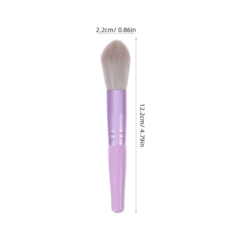 LABRIMP 12pcs Purple Women’s Makeup Brush Set with Blush, Eyeshadow Loose Powder Brushes, Portable Cosmetic Tools for Travel and Face Makeup - Image 2