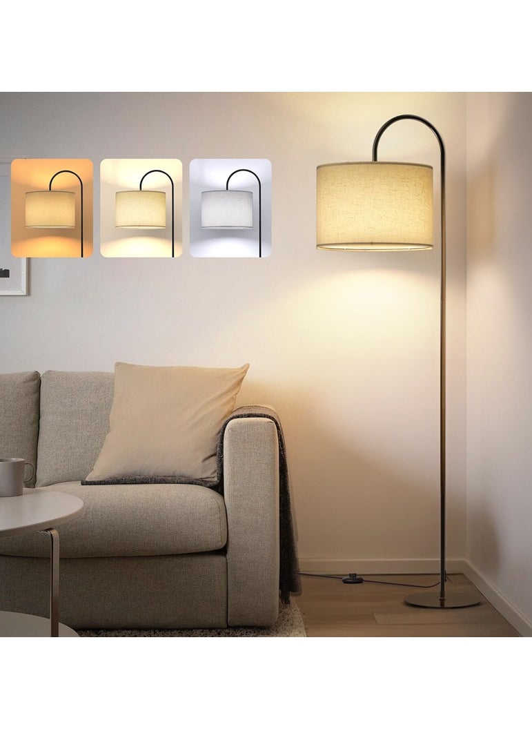 Bolivia's - Dimmable Floor Lamp, 3-Color Temperature Modern Standing Lamp with Remote Control, Tall Pole Floor Lamp for Living Room, Bedroom, Study Room, Office (LED Bulb Included) - Image 1