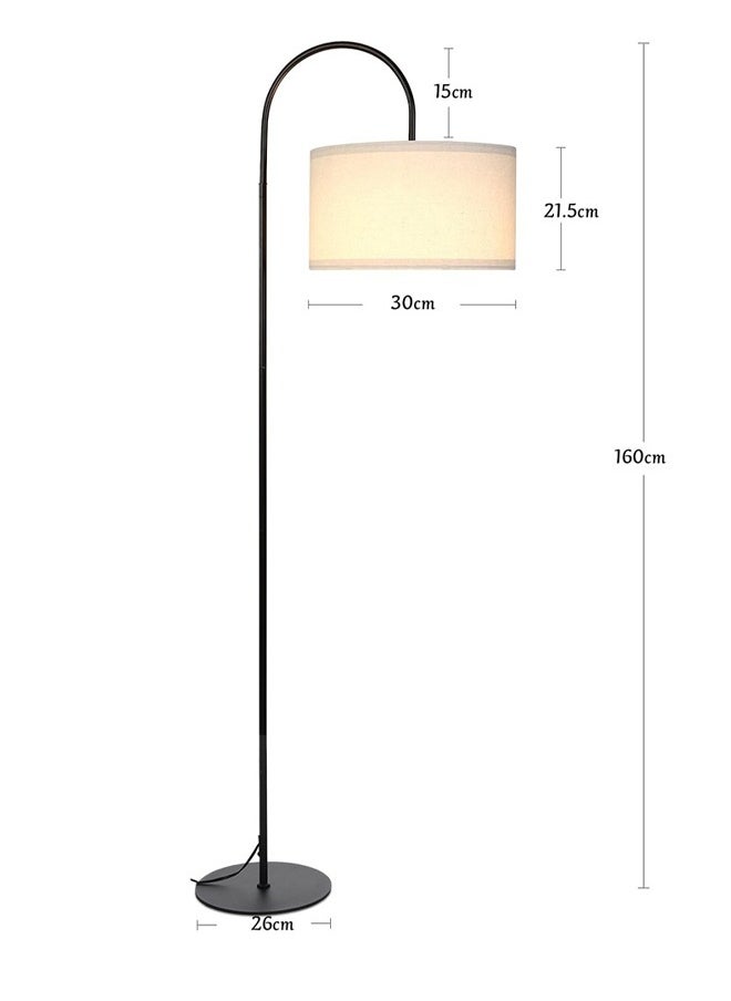 Bolivia's - Dimmable Floor Lamp, 3-Color Temperature Modern Standing Lamp with Remote Control, Tall Pole Floor Lamp for Living Room, Bedroom, Study Room, Office (LED Bulb Included) - Image 1