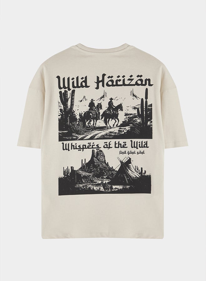 trendyol Men's Printed T-shirt - Image 3