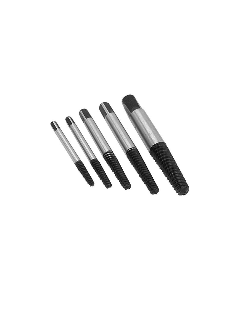 Steel Broken Speed Out Damaged Screw Extractor Drill Bit Guide Set Broken Bolt Remover Easy Out Set  - Image 1
