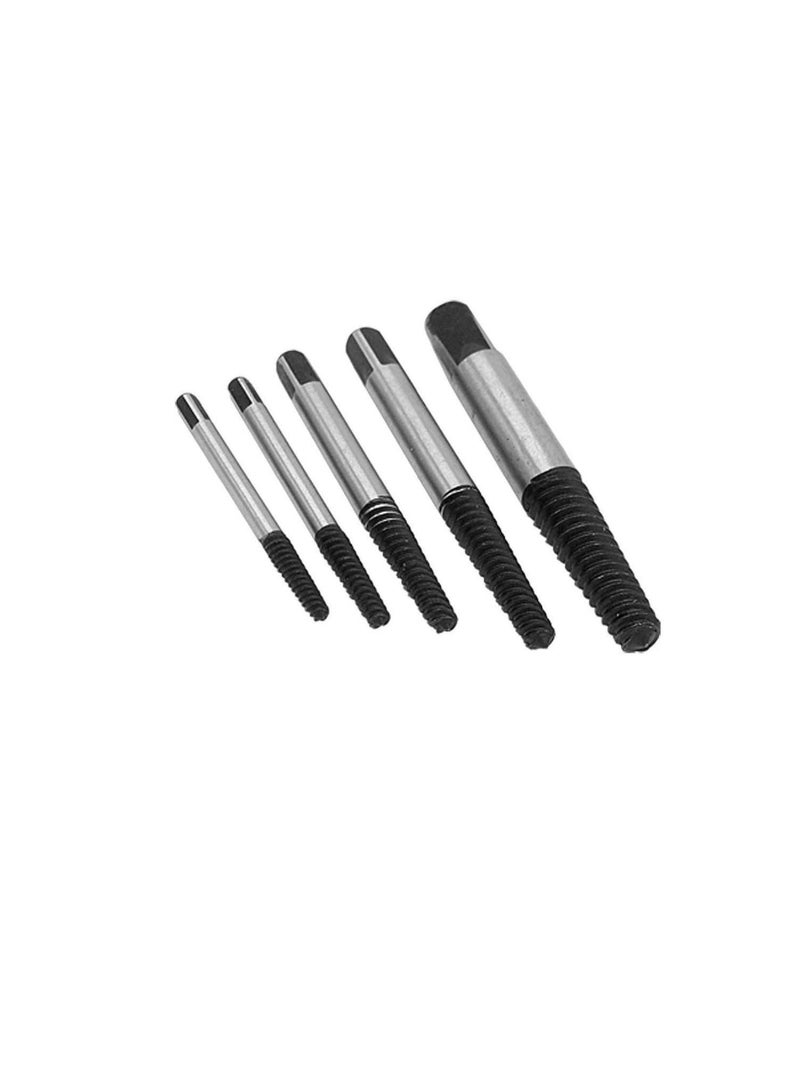 Steel Broken Speed Out Damaged Screw Extractor Drill Bit Guide Set Broken Bolt Remover Easy Out Set  - Image 3
