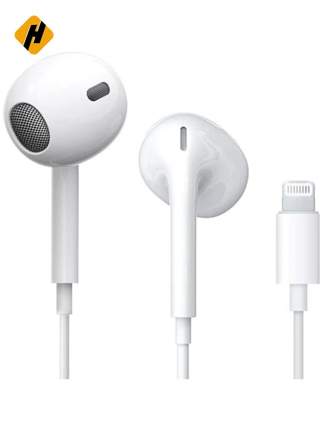 HuHa Lightning Headphone Wired for iPhone 14[Apple MFi Certified] Built-in Microphone & Volume Control, in-Ear Stereo Headset Compatible with iPhone 13 Mini/SE/13 Pro/14Pro Max/11/X/8 7-All iOS System  - Image 1