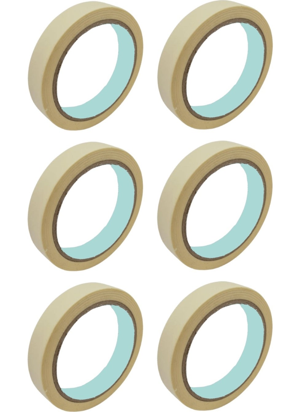 Osman CANDAN 6 Pieces - Buy More, Pay Less - Strong Masking Tape 18 Mm. 40 Meters  - Image 1