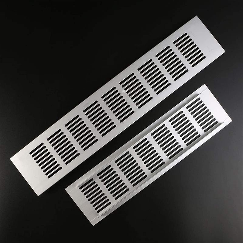 Klauer Vent Cover, Cupboard Vents, Vent Louvred, Aluminum Alloy Air Vent Perforated Sheet Web Plate Ventilation Grille, Ventilation DIY Accessories (Color : 15cm) (Color : 20cm) (Color : 40cm) - Image 3