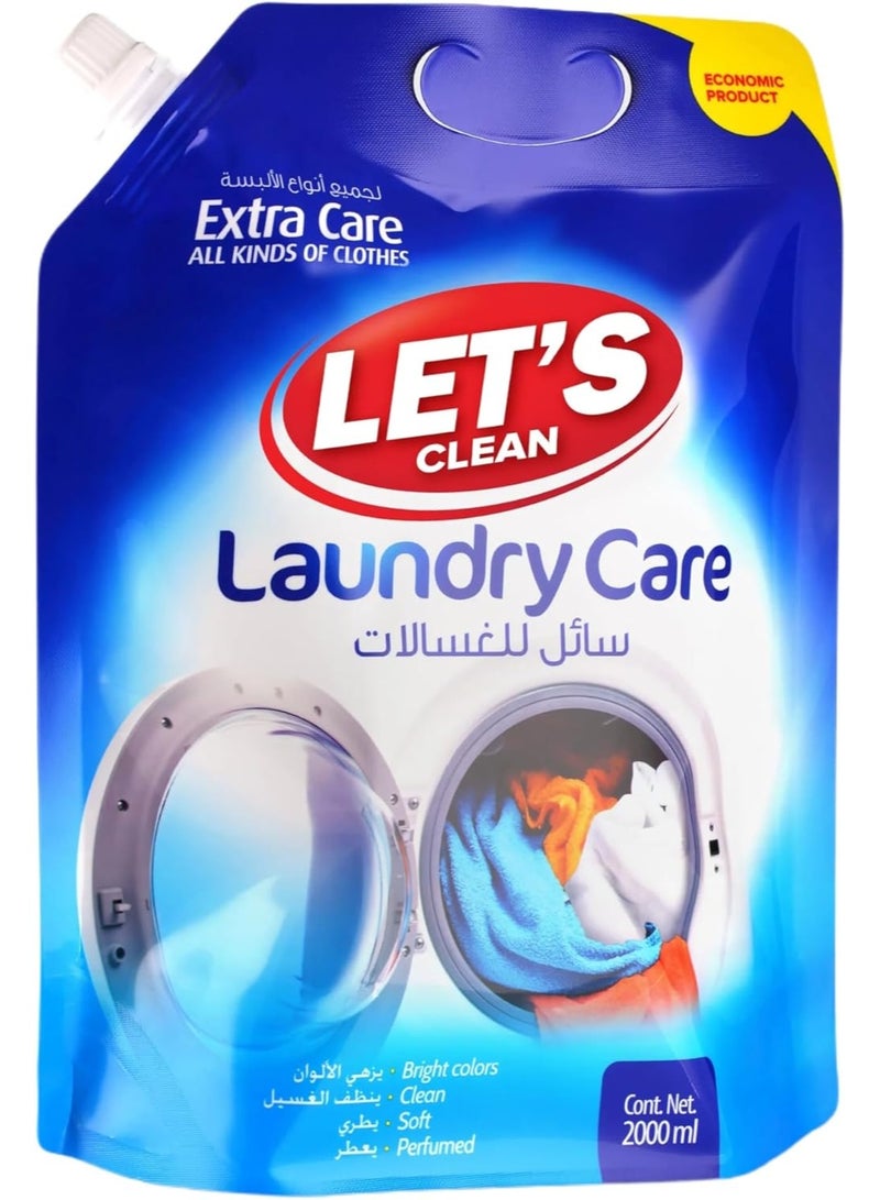 ليتس_كلين منظف ​​سائل للملابس الملونة 2 لتر - Image 1