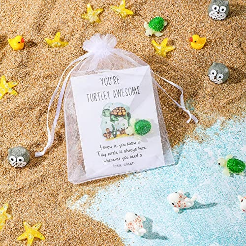 Fumete 100 Set Christmas Employee Appreciation Gift Bulk for Coworkers Thank You Staff Funny Rad Tech Week Nurse Gift Animal Pun Inspirational Note Cards Resin Duck Stars Whales Turtles Owls - Image 5