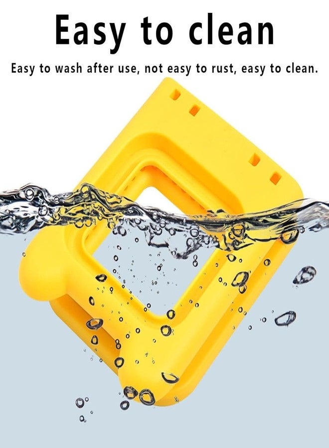 Akshify Sandwich Cutter and Sealer Square Stainless Steel Crustless Bread Pocket Maker 2 in 1 Sandwich Press Mold for Kids Lunch Box DIY Toast Snack Baking Tool Easy Clean (Pack of 1) (Yellow) - Image 5