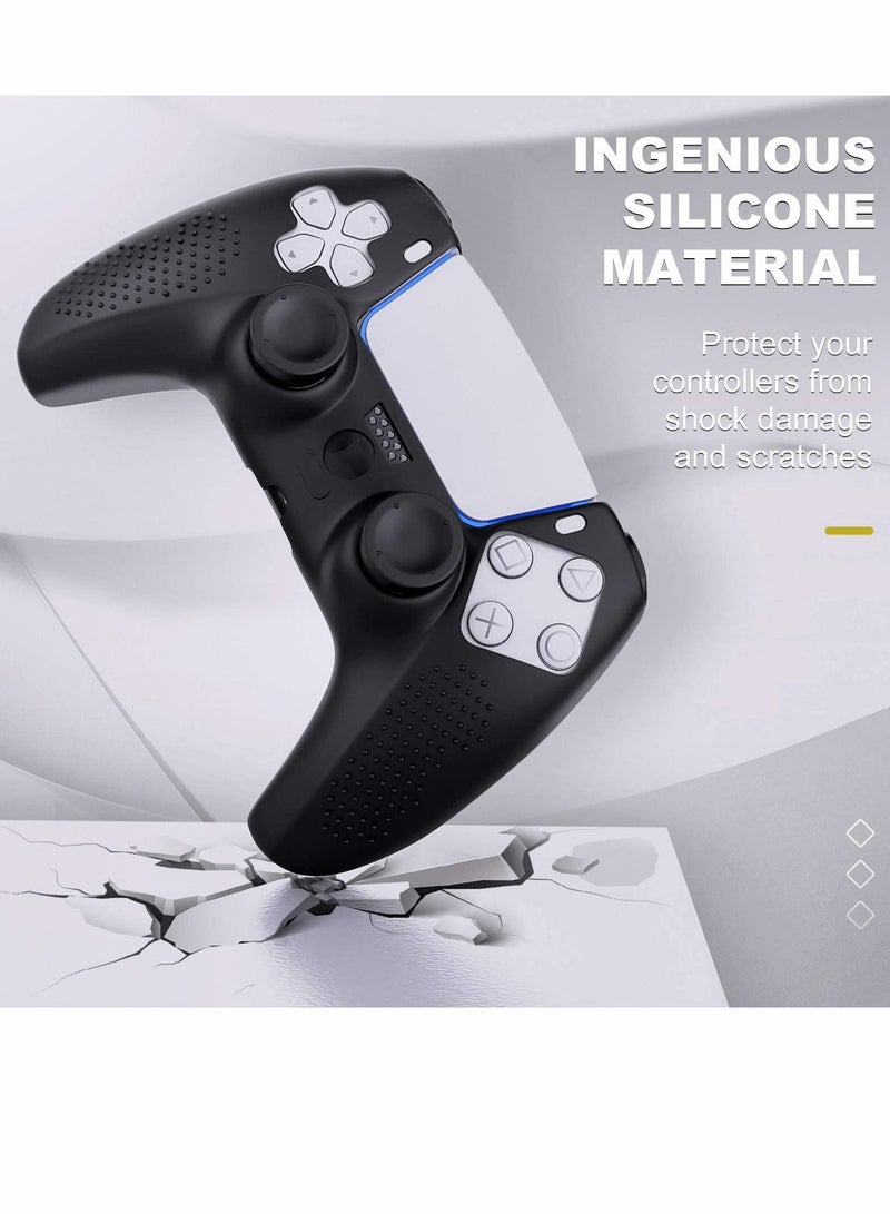 Y&D Case for PS5 Controller Skin, Anti-Slip Silicone Cover Skin with 8 Thumb Grip Caps  - Image 5