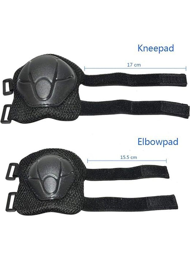 Kids Bike Helmet,Black Beetle Toddler Helmet for Ages 3-12 Boys Girls with Sports Protective Gear Set Knee Elbow Wrist Pads for Rollerblading Bicycle Skateboard Scooter  - Image 2