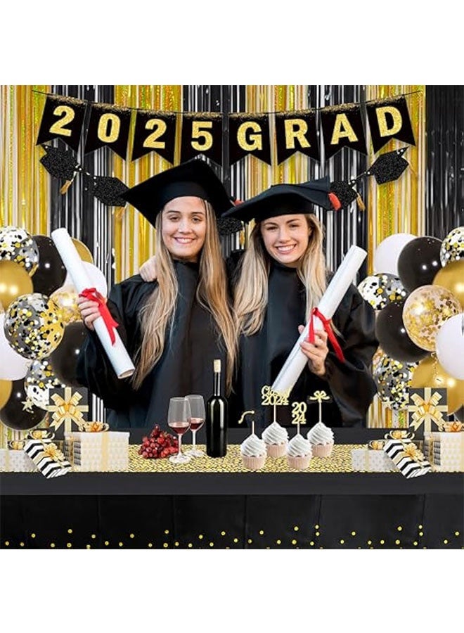 2 Pack 3.28 ft x 6.56ft Tinsel Foil Fringe Curtains Backdrop,Sparkle Metallic Foil Curtains for Retirement Graduations New Years Party Photo Booth Props Decoration (Black) - Image 3