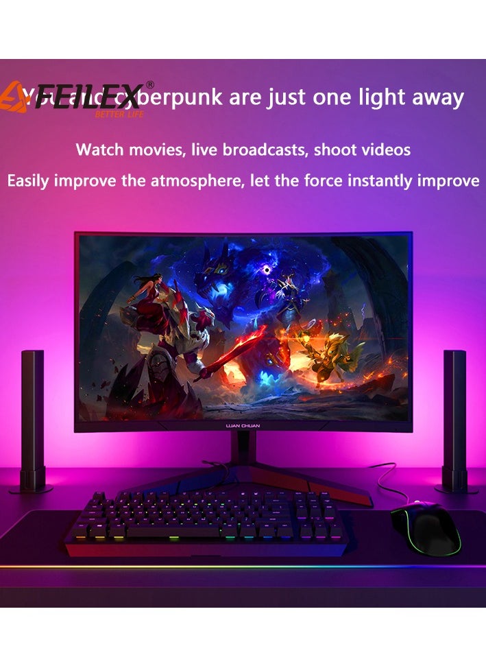 Smart Multi-Color Lighting Suitable for Gaming and Music - Desk Lighting, Gaming Table Lighting, Dance Lighting