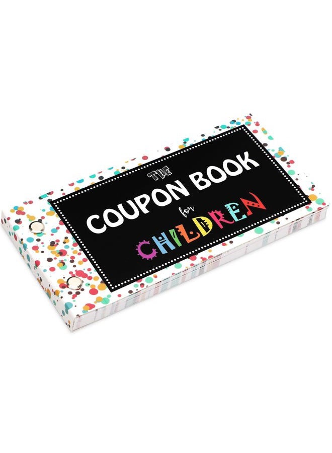 JULEASEL Coupon Book for Kids, 30 Blank Fillable Gift Vouchers for Boys and Girls, Blank Coupons to Fill In Your Own Gift Ideas, 300gsm - Image 1
