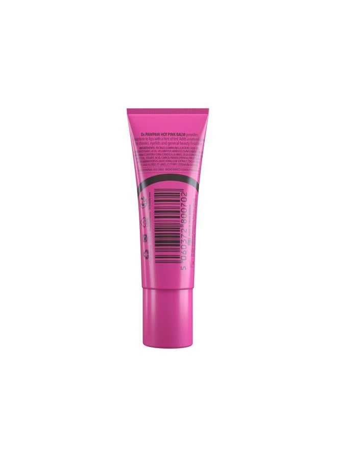 Dr. PAWPAW ORIGINAL BALM - Multipurpose Tinted - Lip Moisturizer with Buildable Color - Natural Tinted Lip Balm - Lip Balm for Sensitive Skin - Hot Pink - 0.33 oz - Image 1