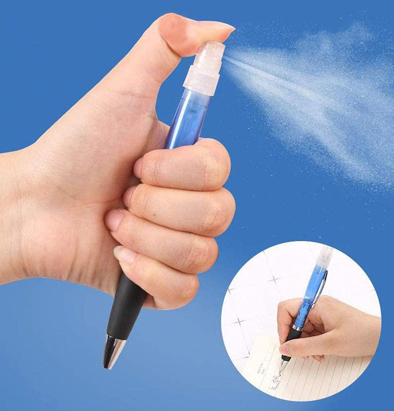 Ekdant Portable Pen Sanitizer Spray Bottle Pen 10 Ml Empty Sanitizer Spray Pen Transparent Refillable for Travel Daily - Image 2