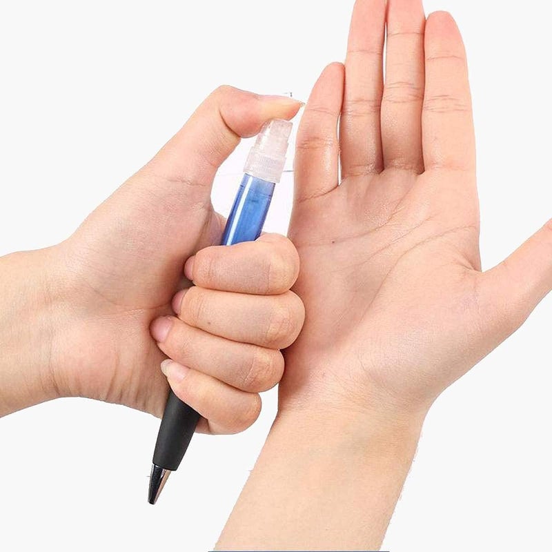 Ekdant Portable Pen Sanitizer Spray Bottle Pen 10 Ml Empty Sanitizer Spray Pen Transparent Refillable for Travel Daily - Image 4