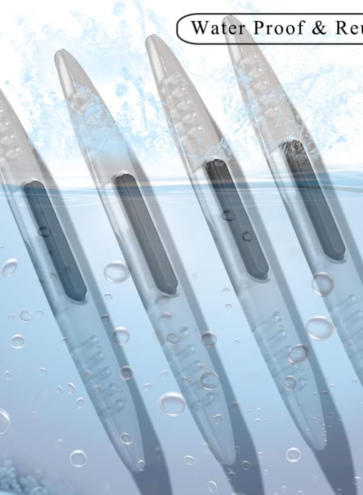 Excefore Clear Car Door Side Guards, Silicone Anti Collision Anti-Scratch Protectors for Rearview Mirror, Door, and Bumper, Set of 4 - Image 4